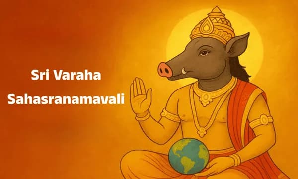 ಶ್ರೀ ವರಾಹ ಸಹಸ್ರನಾಮಾವಳಿಃ - Sacred Hindu stotra